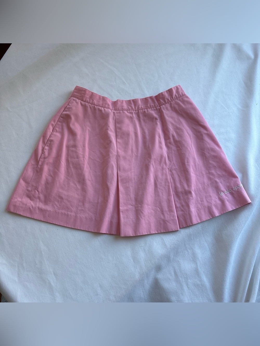 Pink Pleated Mini Skirt